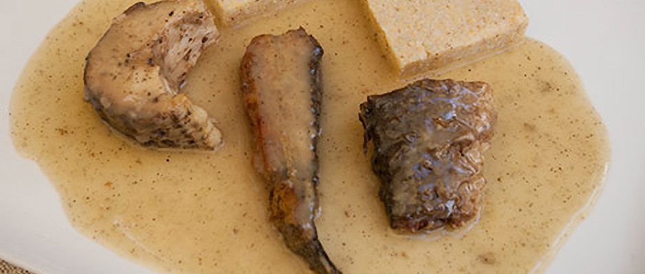 Boreto a la graisana, piatto tipico tradizionale gradese di pesce